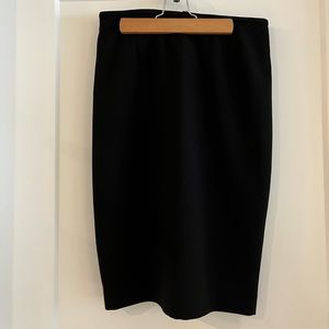 Black pencil skirt